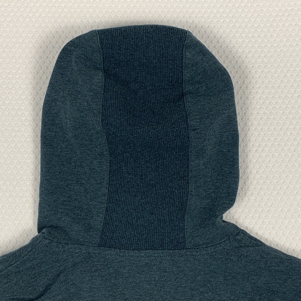 L.L. Bean Comfort Camp Hoodie Womens M Teal Graphic Mountain Pullover 505617 - Picture 6 of 16